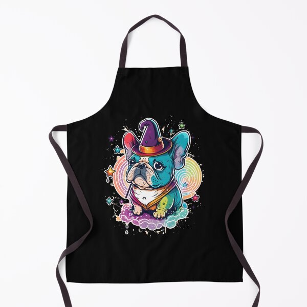 Item preview, Bulldog Dog Wizard Witch Kawaii designed and sold by Leonardo Palumbo.