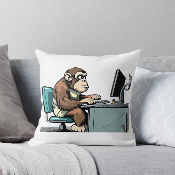 Item preview, monkey is working designed and sold by alnamla.