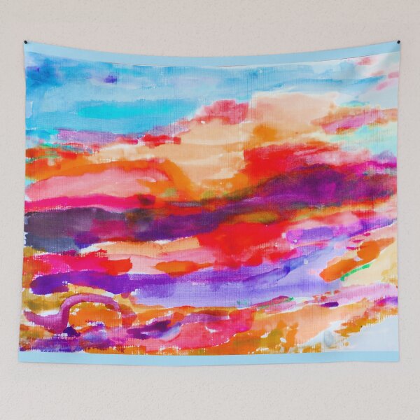 Item preview, Sunset watercolor designed and sold by Tanya Zevallos.