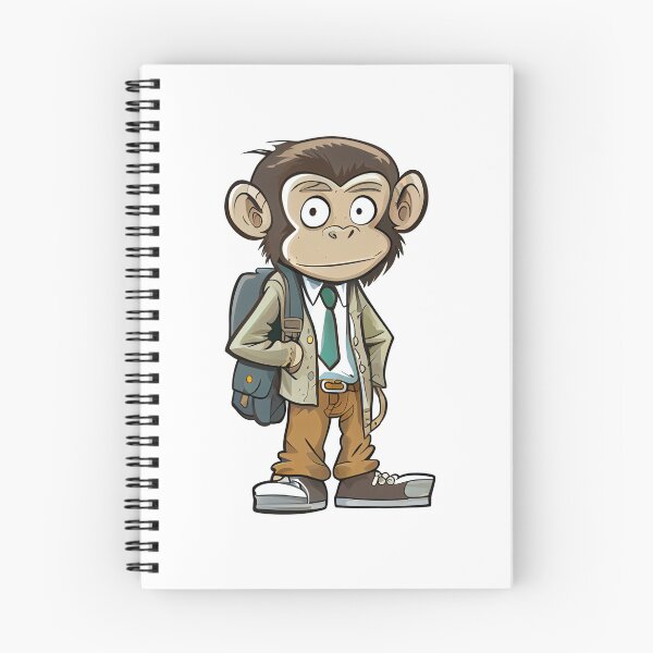 Item preview, monkey shcoolboy designed and sold by alnamla.