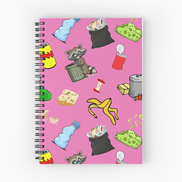 Item preview, Raccoon Garbage Pattern - Pink Background designed and sold by Unicorn Trainwreck.