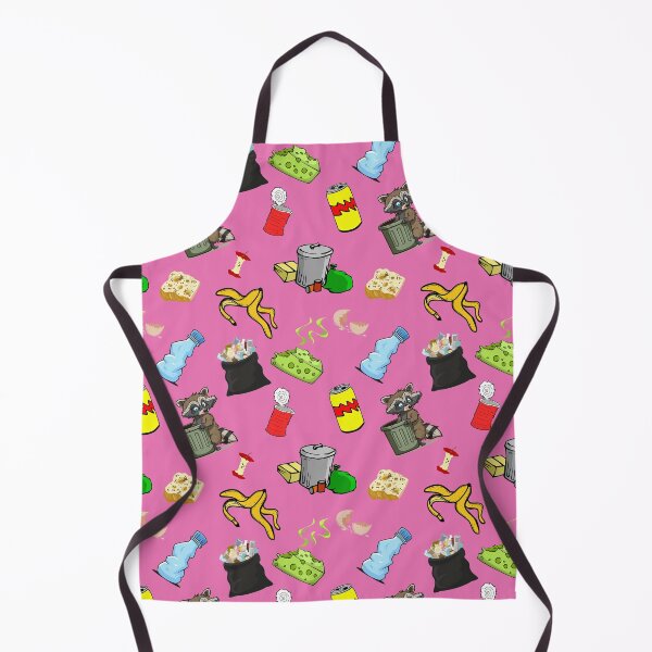 Item preview, Raccoon Garbage Pattern - Pink Background designed and sold by Unicorn Trainwreck.