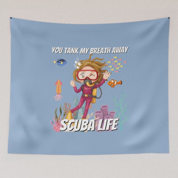 Item preview, You Tank My Breath Away - SCUBA Life - Female designed and sold by emoney14.