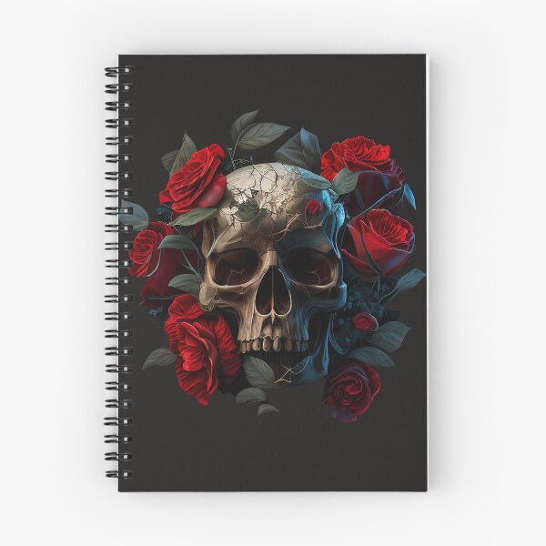 Item preview, skull in flowers designed and sold by RSDESIGNSteam.
