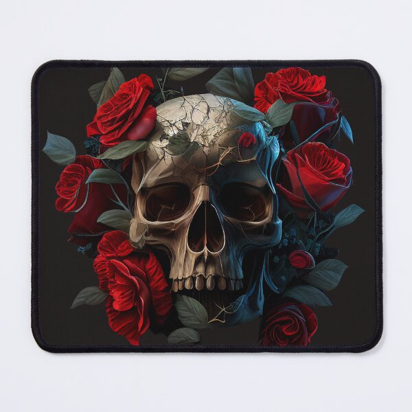 Item preview, skull in flowers designed and sold by RSDESIGNSteam.