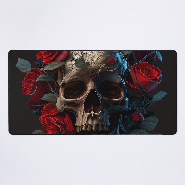 Item preview, skull in flowers designed and sold by RSDESIGNSteam.