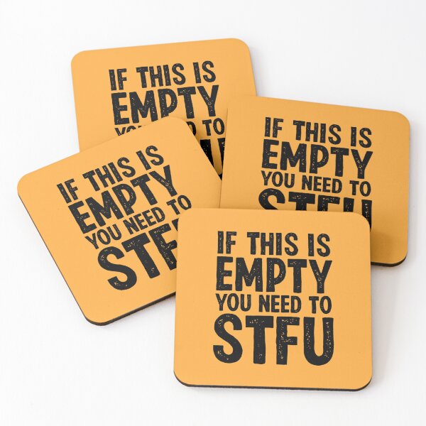 Item preview, STFU designed and sold by YesterdaysSushi.