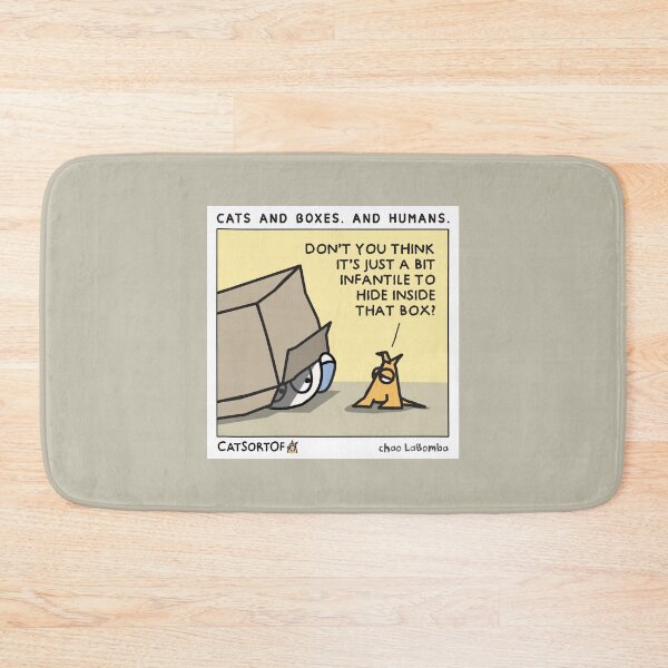 Item preview, CatSortOf | Cats and Boxes. And Humans. designed and sold by ChaoLaBomba.