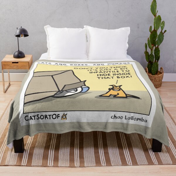 Item preview, CatSortOf | Cats and Boxes. And Humans. designed and sold by ChaoLaBomba.