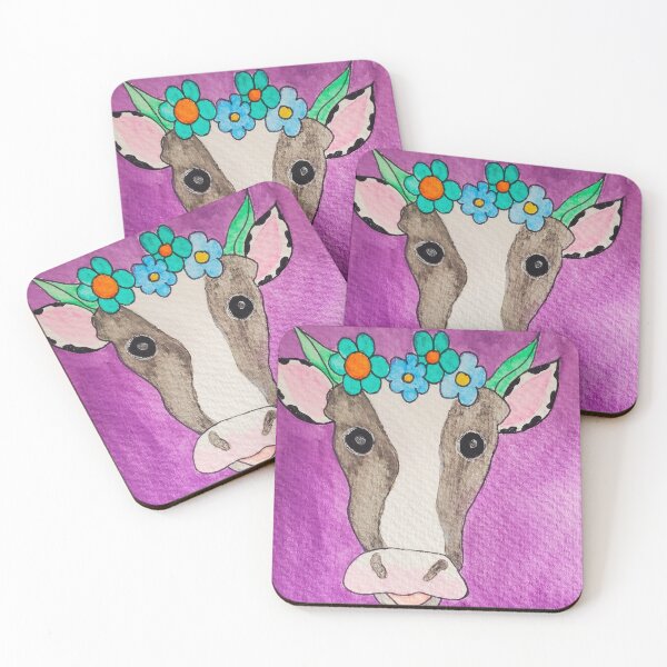 Item preview, Floral Cow  designed and sold by etherealwonders.