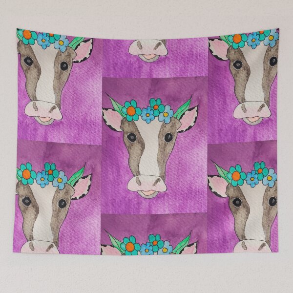 Item preview, Floral Cow  designed and sold by etherealwonders.