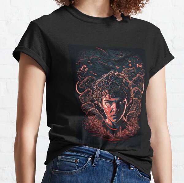 "Aventures à l'envers" - Inspiré de Stranger Things Impression artistique T-shirt classique