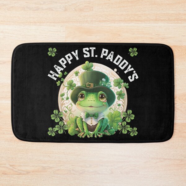 Item preview, HAPPY ST. PADDY'S CUTE ST. PATRICK'S DAY FROG, ST. PATRICK'S DAY ANIMALS designed and sold by FlutteringWings.