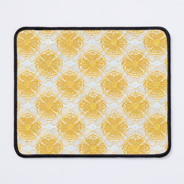Artikelvorschau, lemon yellow geometric pattern entworfen und verkauft von QuikiPatterns.