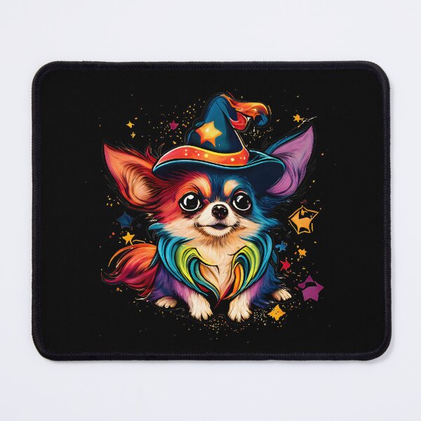 Item preview, Chihuahua Dog Wizard Witch Kawaii designed and sold by Leonardo Palumbo.