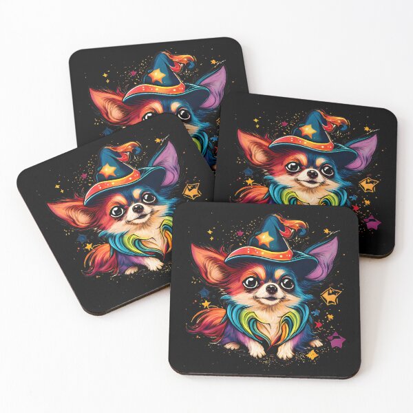 Item preview, Chihuahua Dog Wizard Witch Kawaii designed and sold by Leonardo Palumbo.