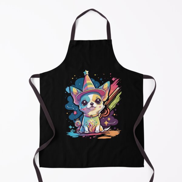 Item preview, Chihuahua Dog Wizard Witch Kawaii designed and sold by Leonardo Palumbo.
