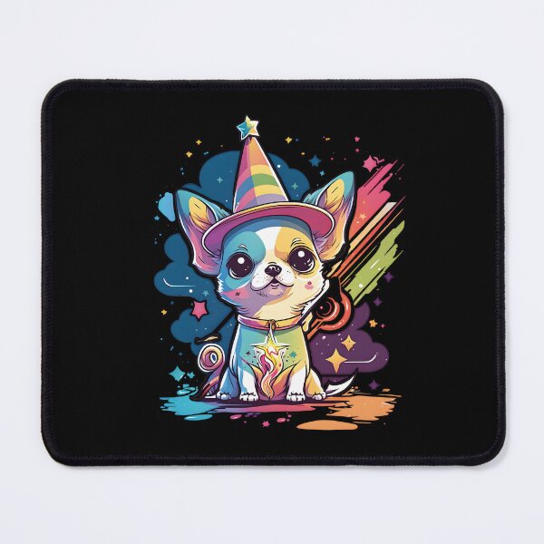 Item preview, Chihuahua Dog Wizard Witch Kawaii designed and sold by Leonardo Palumbo.