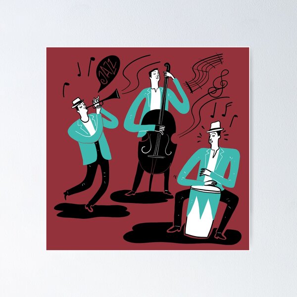Item preview, Jazz Music Trio designed and sold by AmmaShani.