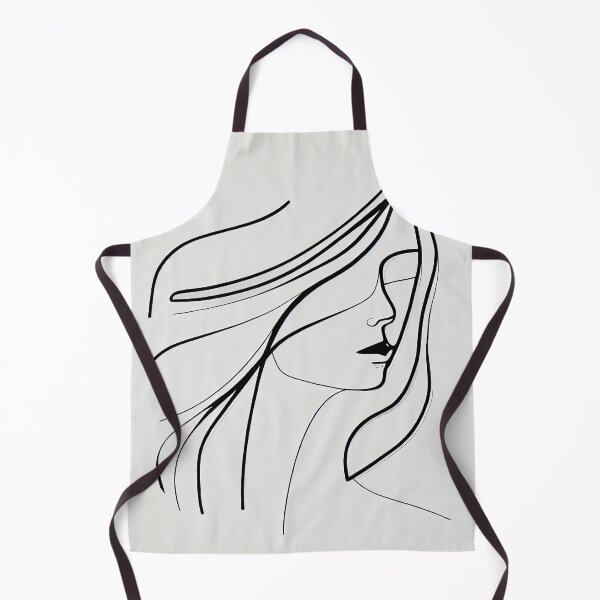Aperçu de l'œuvre Minimalist Line Art of a Woman for Tshirt and Sticker créée et vendue par DafGole.