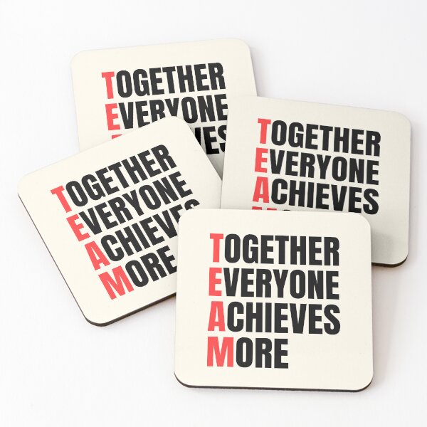 Item preview, Together Everyone Achieves More designed and sold by FunnyFactDesign.