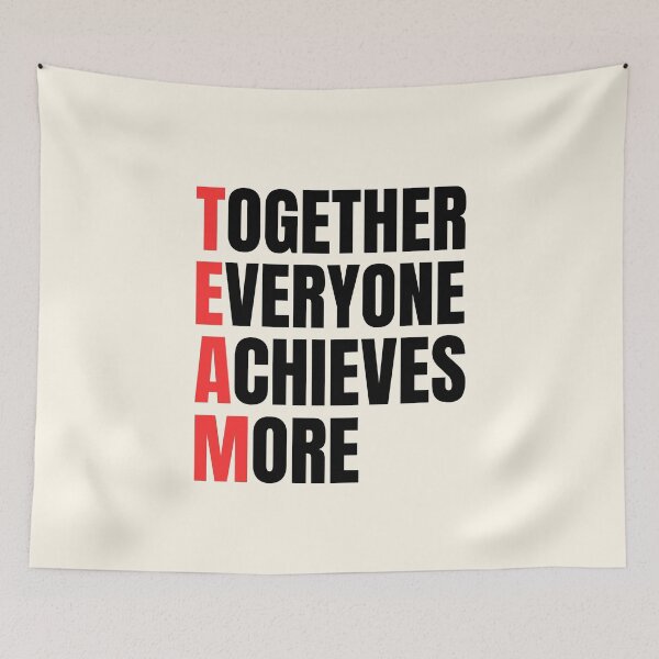 Item preview, Together Everyone Achieves More designed and sold by FunnyFactDesign.