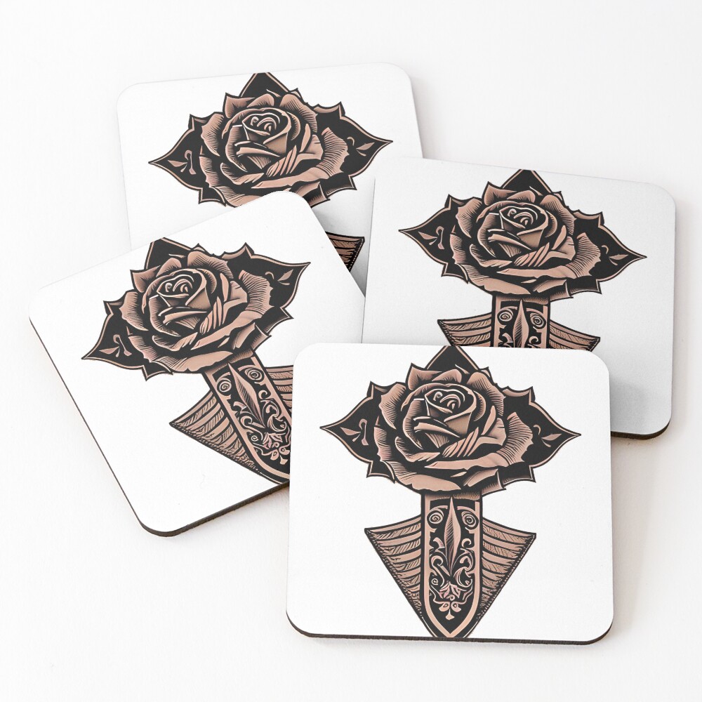 Item preview, Coasters (Set of 4) designed and sold by TopStickerShop.
