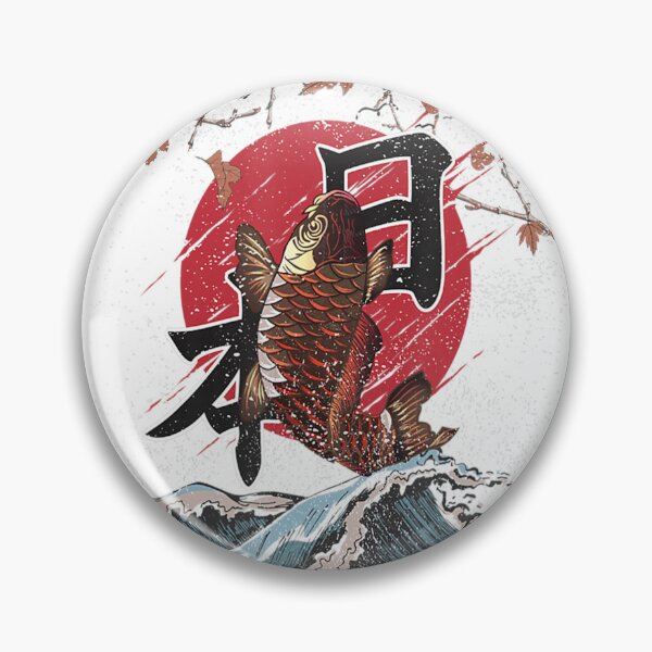 Item preview, Koi Nishikigoi Carp Japan Ornamental Fish designed and sold by ChicFrecklesBe.