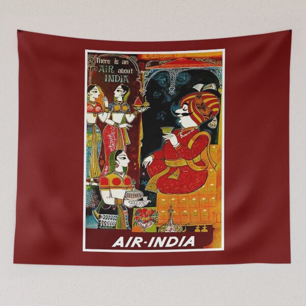 Item preview, AIR INDIA: Vintage Air Travel Advertising Print designed and sold by posterbobs.