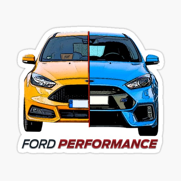Ford Focus (pop art) - Ford - Sticker