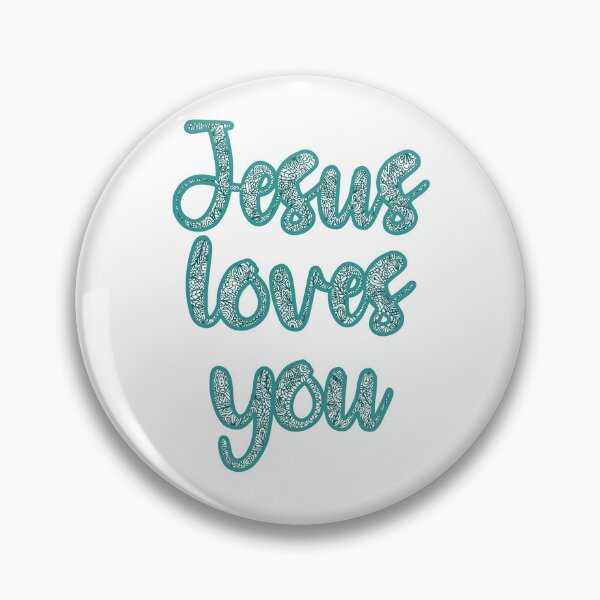 Item preview, Jesus loves you designed and sold by Handdrawnbyzoe.
