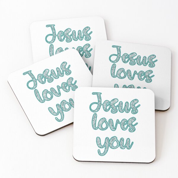 Item preview, Jesus loves you designed and sold by Handdrawnbyzoe.
