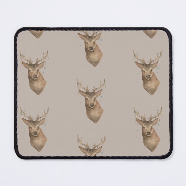 Item preview, Floral stag designed and sold by Liliumfineart.