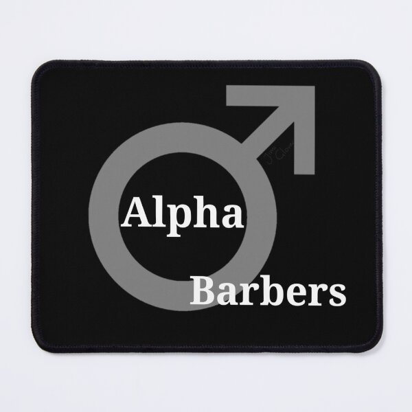 Item preview, Alpha male barber logo designed and sold by JimiGlover.