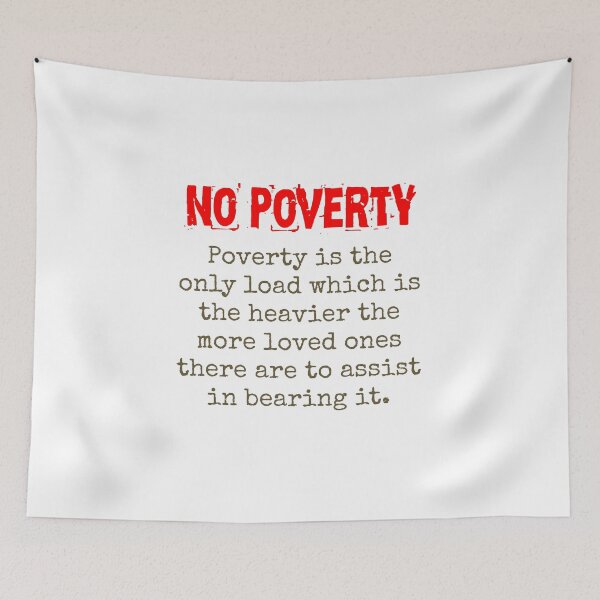 Item preview, Poverty Is The Only Load - Poverty Quote  designed and sold by CrankyOldDude.