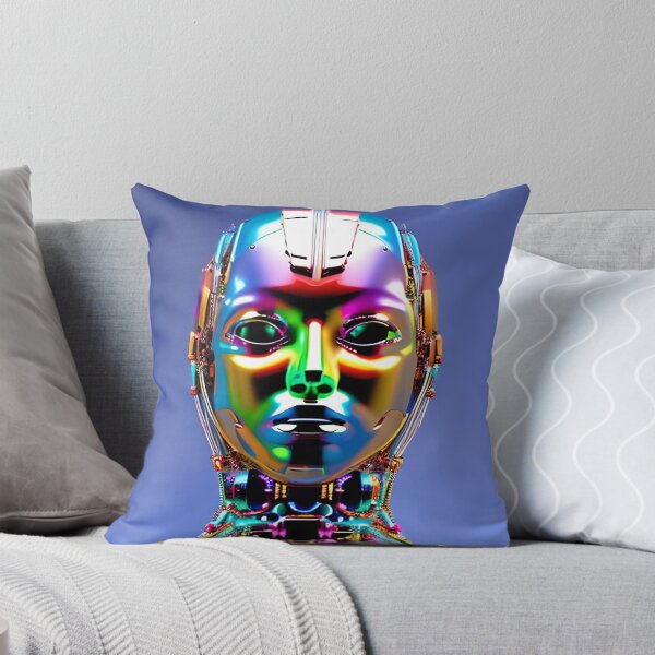 Item preview, Robot Artificial Intelligence Drawing Art designed and sold by TopStickerShop.