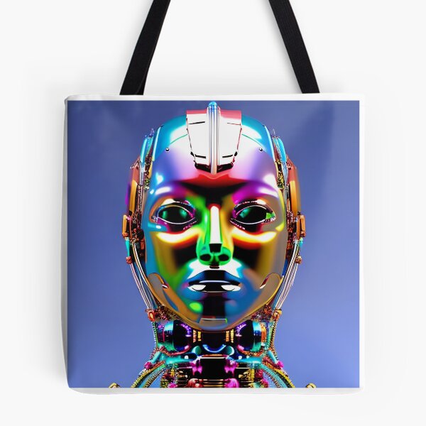 Artikelvorschau, Roboter Künstliche Intelligenz Zeichnungskunst entworfen und verkauft von TopStickerShop.