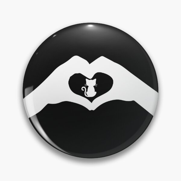 Item preview, diagram of cat and heart, cool print for catlovers designed and sold by Galena Georgieva.
