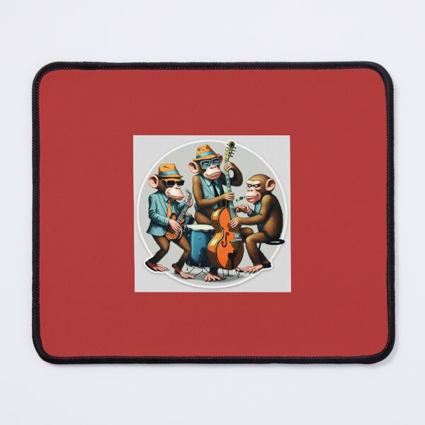 Item preview, Monkeys Playing Jazz & Rockabilly designed and sold by Bleknervin.