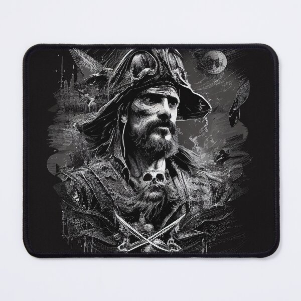 Item preview, pirate ship black and white graphics designed and sold by RSDESIGNSteam.