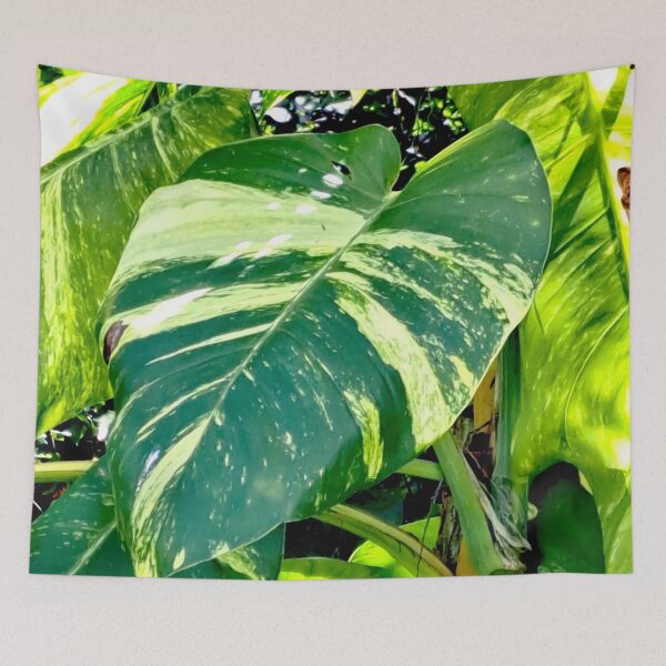 Item preview, Get Up Close and Personal with the Stunning Colors of the Giant Golden Pothos Leaves designed and sold by PhotografeeMrsB.