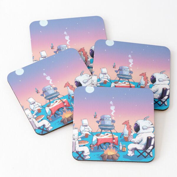 Item preview, Astronaut grilling with friends designed and sold by CreatTInfinity.
