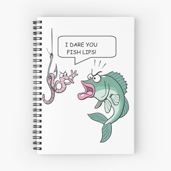 Item preview, On the hook with an annoying worm. designed and sold by ThundRDownunder.