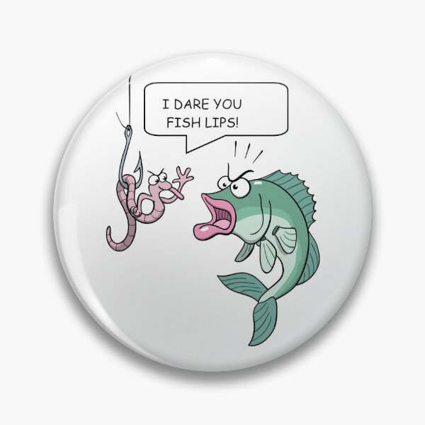 Item preview, On the hook with an annoying worm. designed and sold by ThundRDownunder.