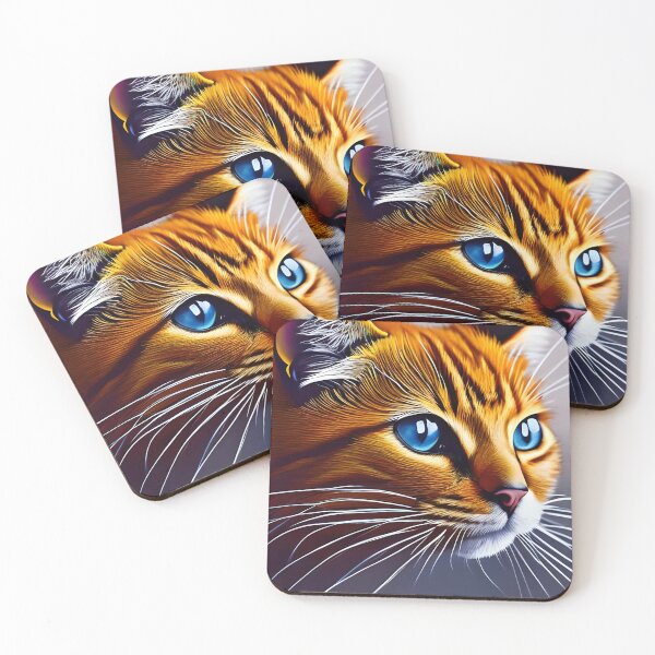 Item preview, Realistic Cat Drawing Art designed and sold by TopStickerShop.
