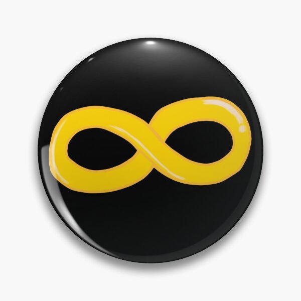 Item preview, Gold Autism Infinity Symbol for Autistic Pride/Acceptance designed and sold by actually-mads.