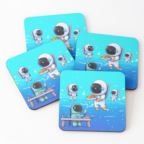 Item preview, Astronaut grills underwater with others designed and sold by CreatTInfinity.