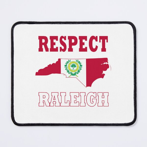 Item preview, Respect Raleigh nc map flag designed and sold by Deco-Design.
