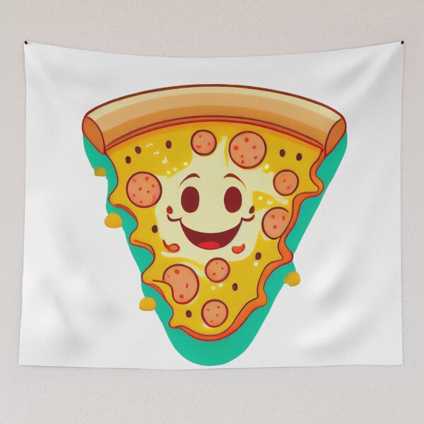 Item preview,  "Pizza with Personality: A Whimsical Slice of Art" designed and sold by Mykhailov.