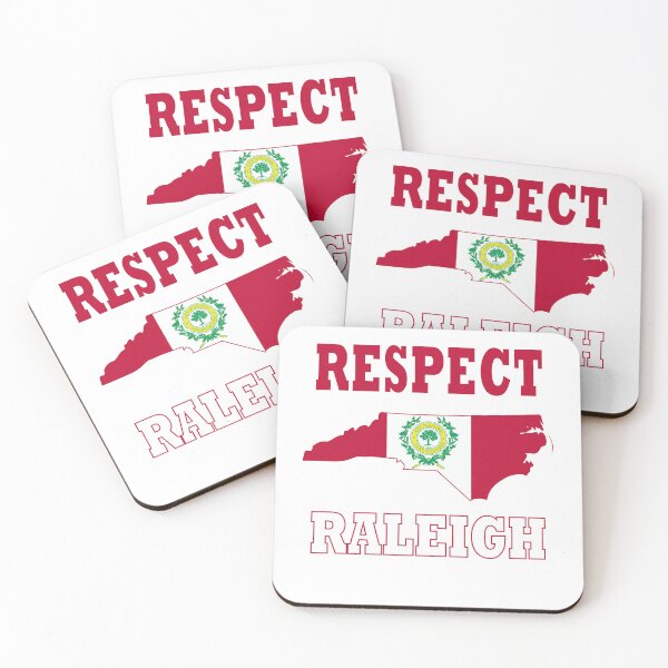 Item preview, Respect Raleigh nc map flag designed and sold by Deco-Design.